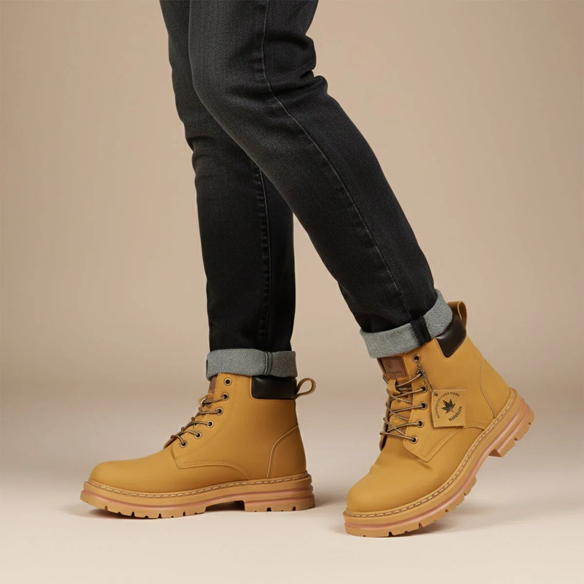 Fur Lined Insulated Lace-Up Boots
