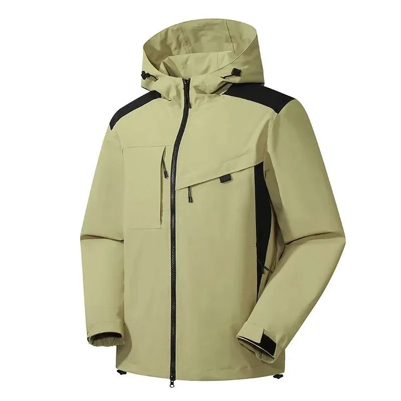 Hooded Weather-Resistant Jacket for Outdoors