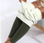 Warm Fleece-Lined High-Waisted Leggings for Women image 14