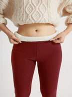 High-Waist Fleece-Lined Leggings for Women in Winter image 13
