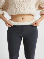High-Waist Fleece-Lined Leggings for Women in Winter image 19