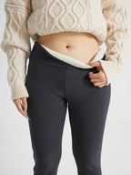 High-Waist Fleece-Lined Leggings for Women in Winter image 21
