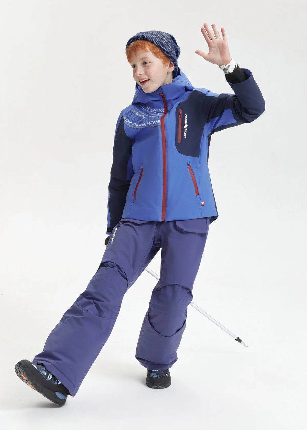 Kids' Insulated Ski Puffer Jacket with Hood image 12