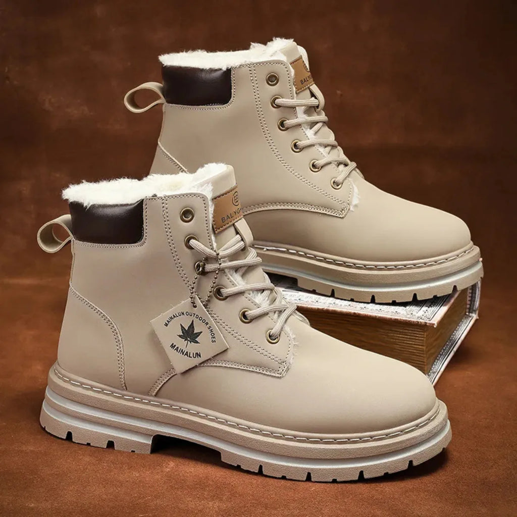 Men's Fur Lined Insulated Lace-Up Boots image 19