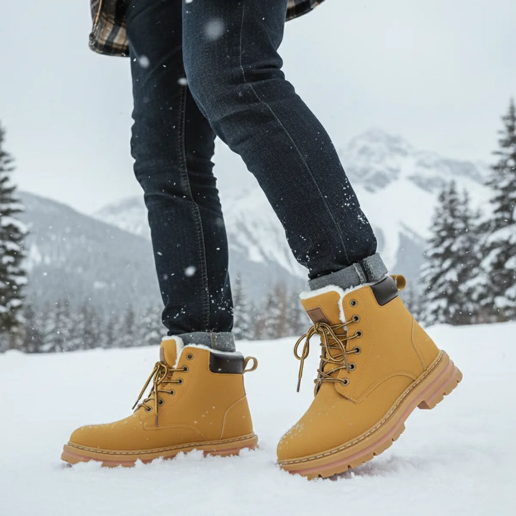 Men's Fur Lined Insulated Lace-Up Boots image 24