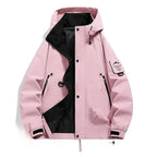 Men's Hooded Half-Zip Winter Jacket with Pockets image 11