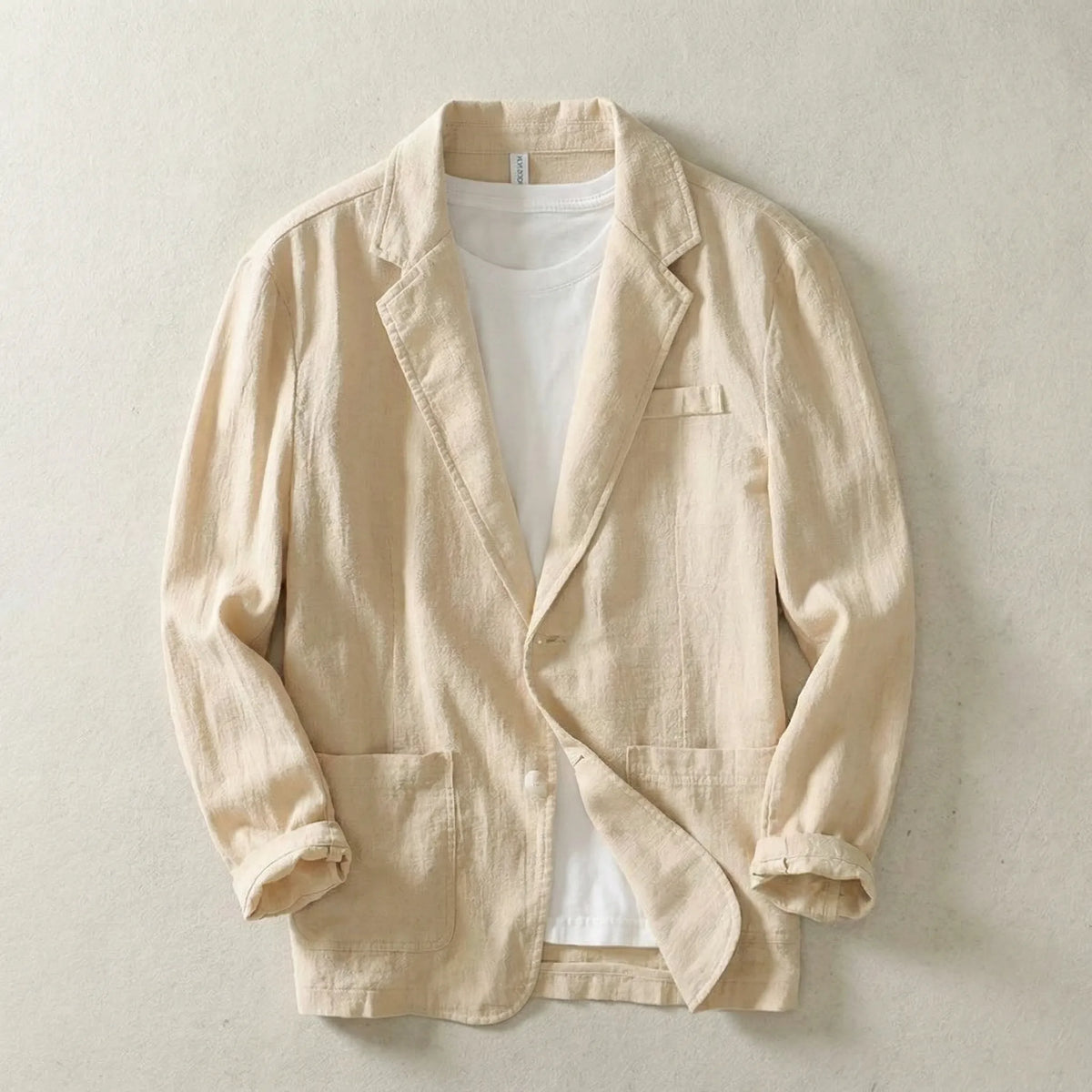 Relaxed Linen Blend Blazer