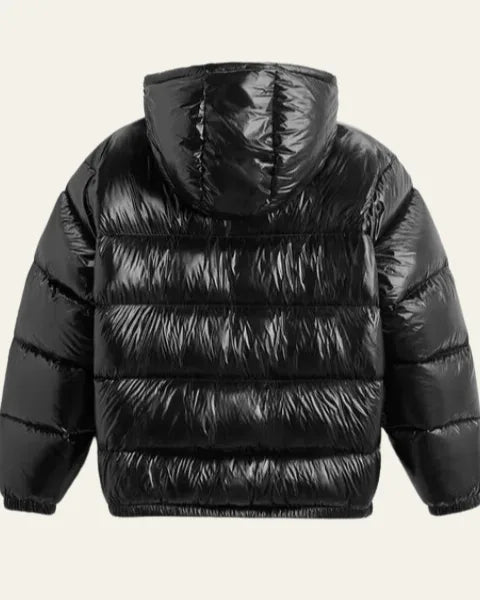 Alexander | Men's Nylon Goose Feather Puffer Jacket with Glossy Finish
