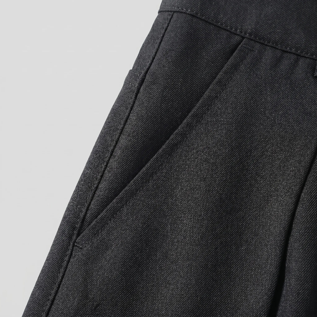 Close-up of the fabric weave showing the subtle herringbone-style texture