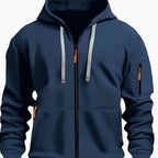 Men's Zip-Up Fleece Hoodie with Pockets image 11