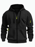 Men's Zip-Up Fleece Hoodie with Pockets image 15