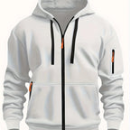 Men's Zip-Up Fleece Hoodie with Pockets image 17