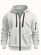 Men's Zip-Up Fleece Hoodie with Pockets image 18