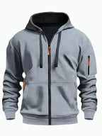 Men's Zip-Up Fleece Hoodie with Pockets image 23