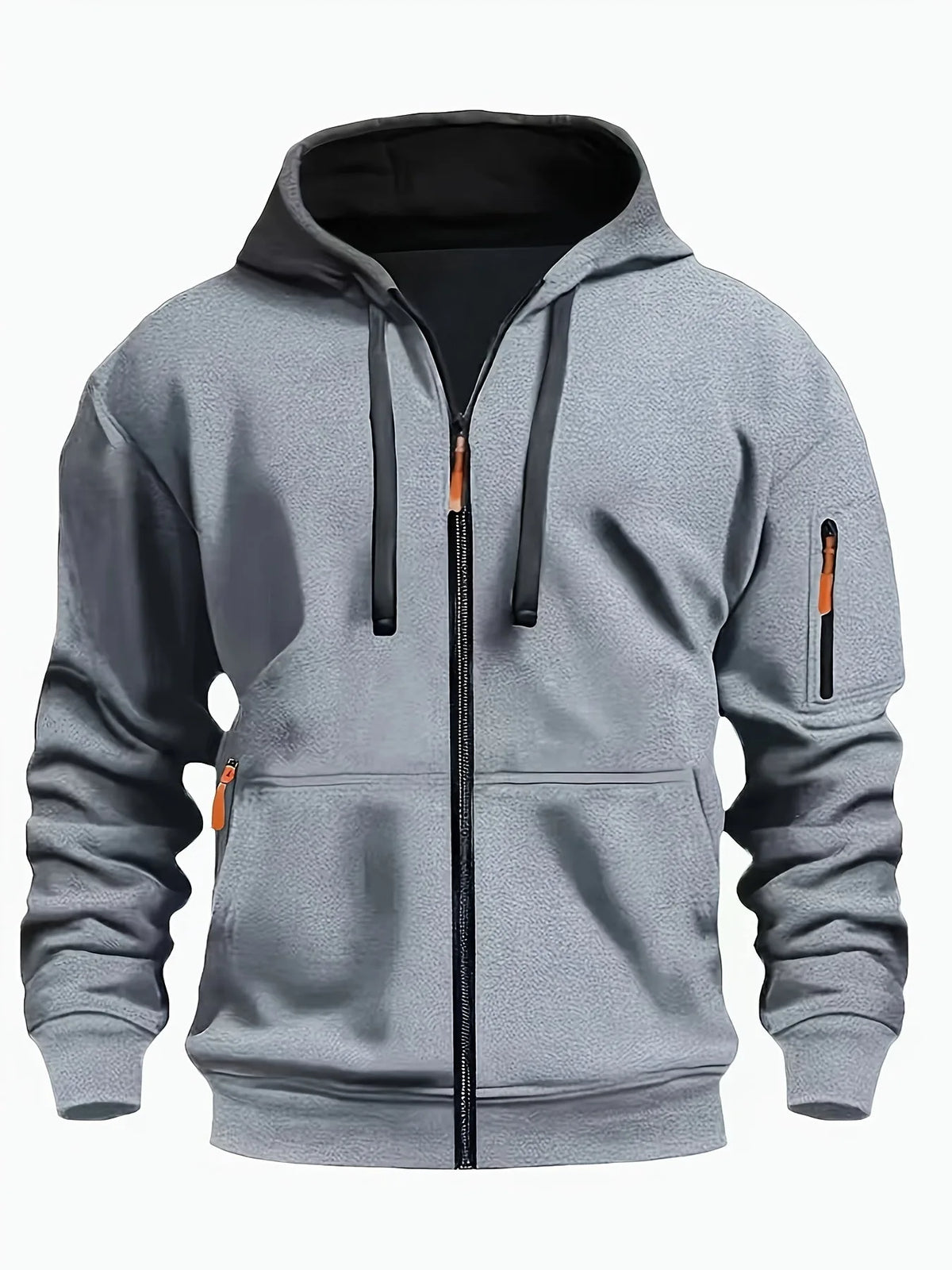 Men's Zip-Up Fleece Hoodie with Pockets image 23