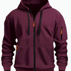 Men's Zip-Up Fleece Hoodie with Pockets image 29