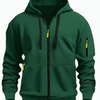 Men's Zip-Up Fleece Hoodie with Pockets image 30