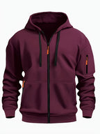 Men's Zip-Up Fleece Hoodie with Pockets image 31