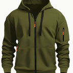 Men's Zip-Up Fleece Hoodie with Pockets image 42