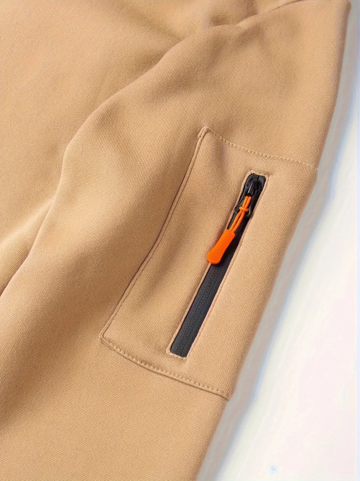 Men's Zip-Up Fleece Hoodie with Pockets image 9