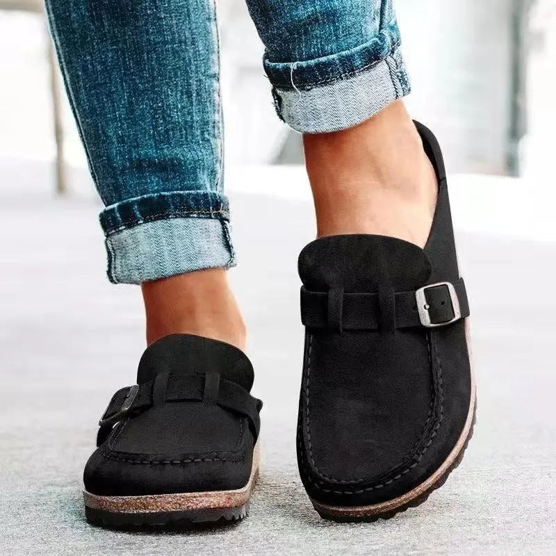 Faith | Orthopedic Suede Slingback Clogs for Women