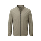 Men's Quilted Lined Stand Collar Zip Jacket image 13