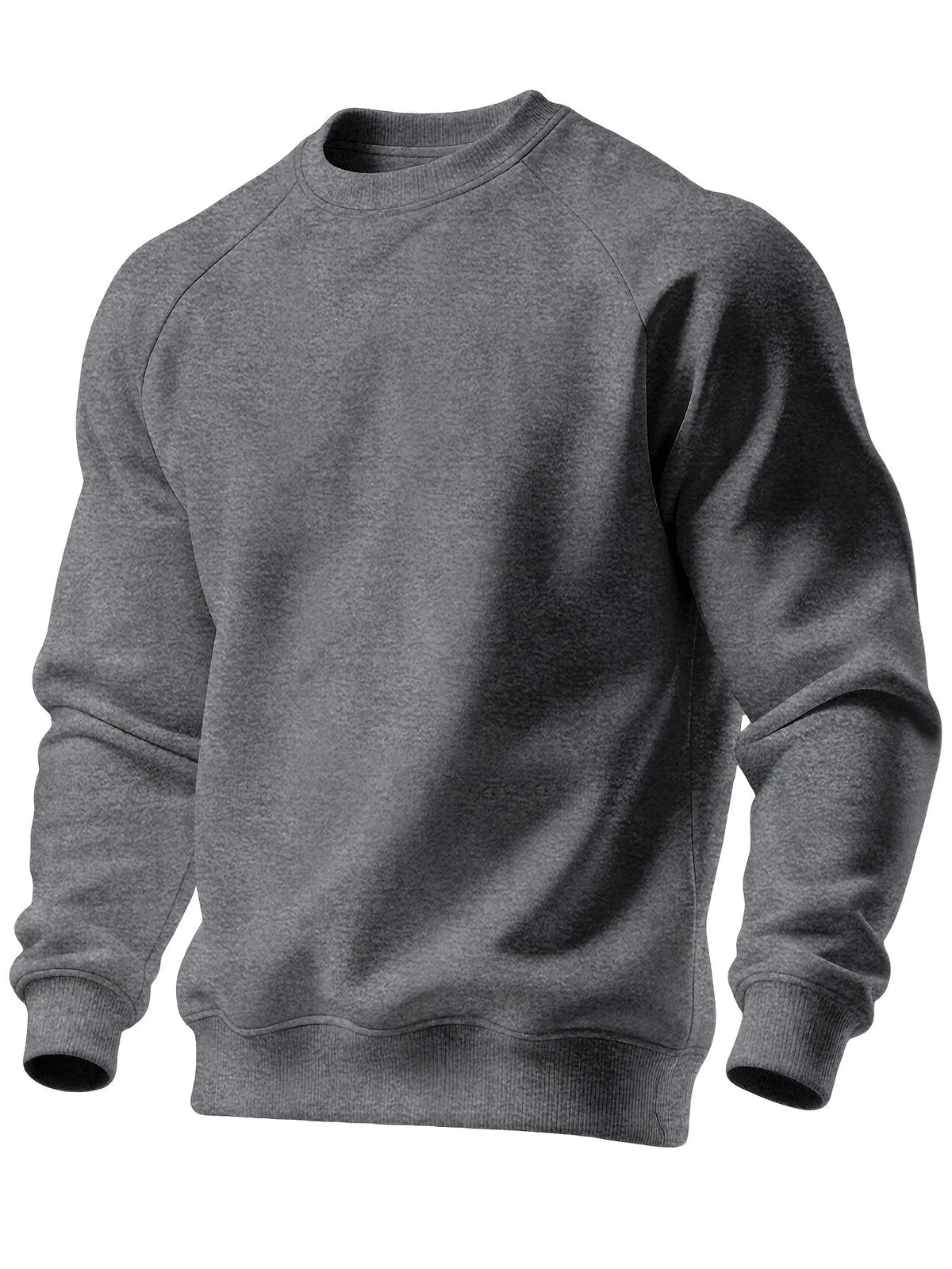 Close-up of the ribbed waist hem showing the fleece back and stitching