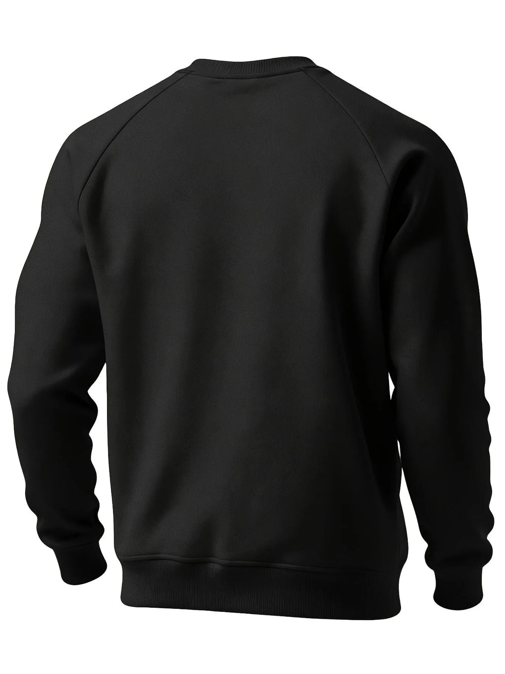 Close-up of the crew neck ribbing and interior seam finish