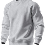 Back view close-up showing the ribbed collar and shoulder seam construction