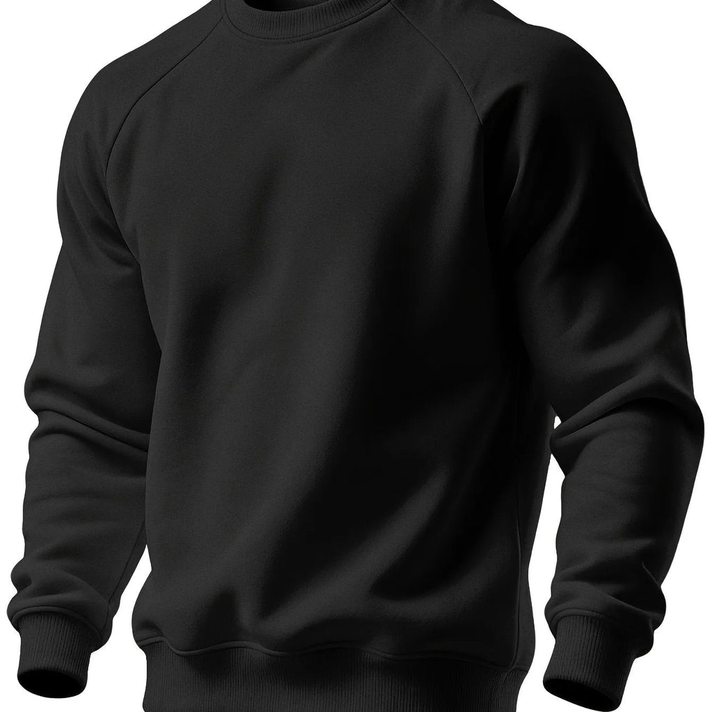 Close-up of the collar rib knit and shoulder seam where the two colours meet