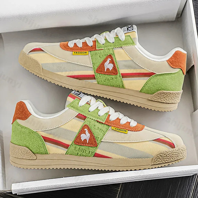 Top-down view of trainer showing lace-up closure and padded collar