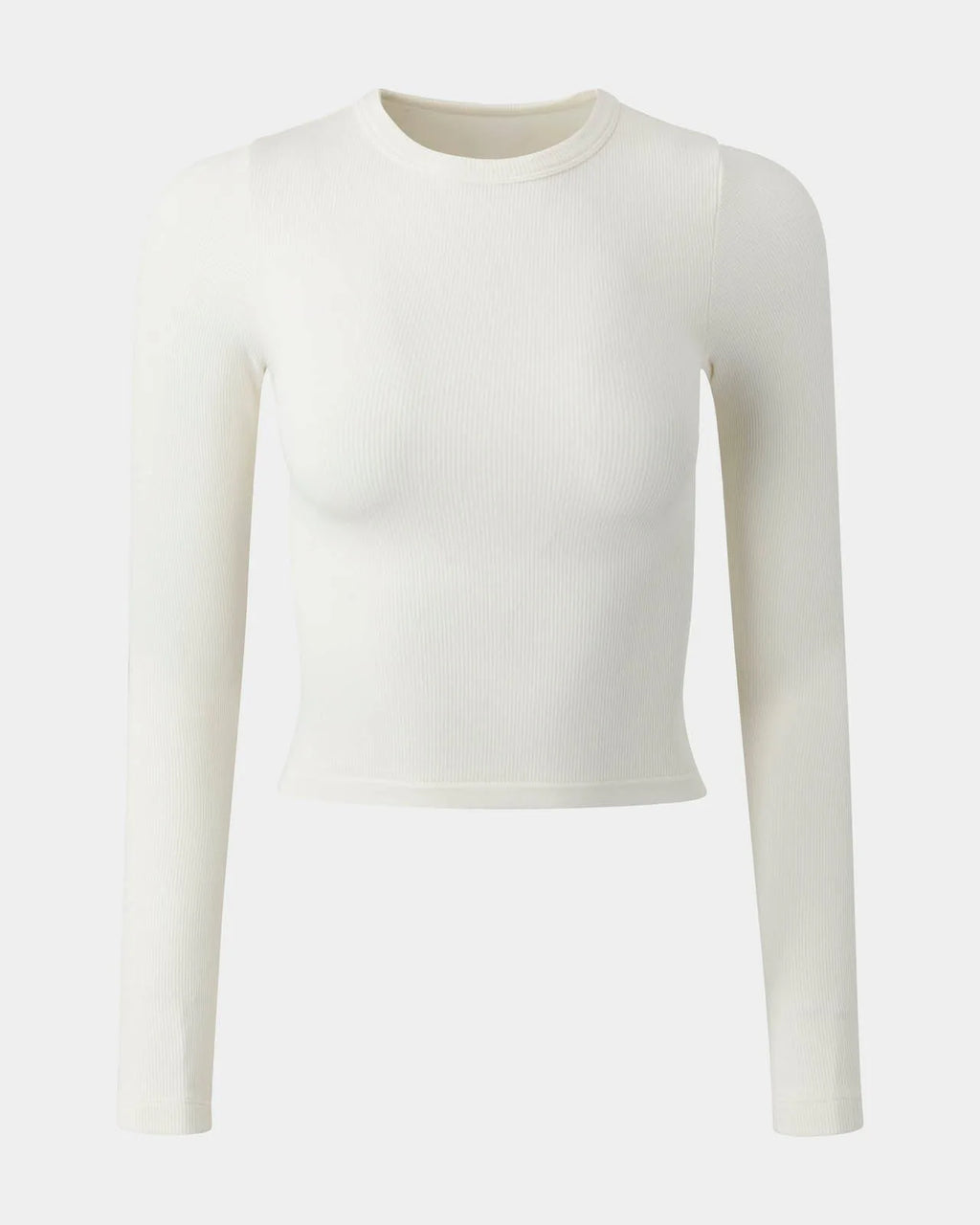 Ribbed Long Sleeve Crop Top for Women image 16