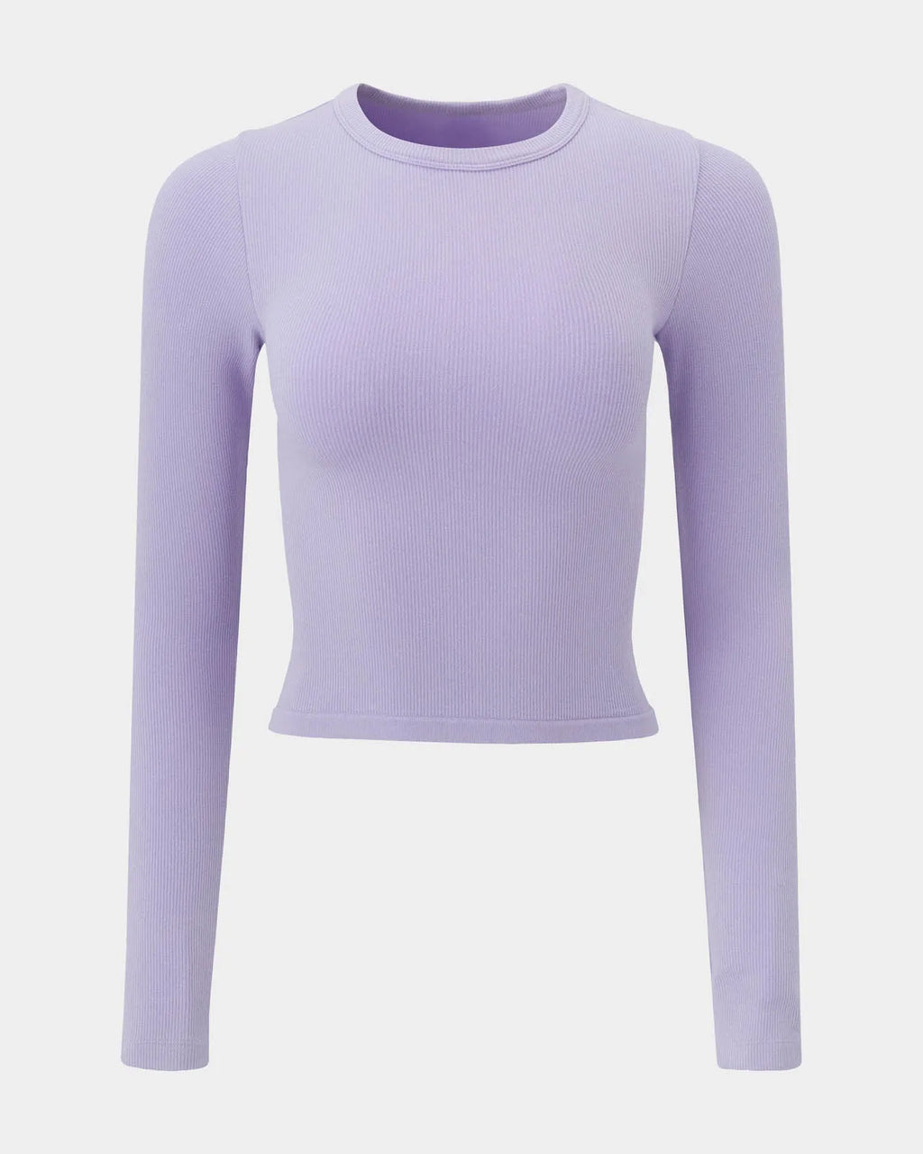 Ribbed Long Sleeve Crop Top for Women image 23