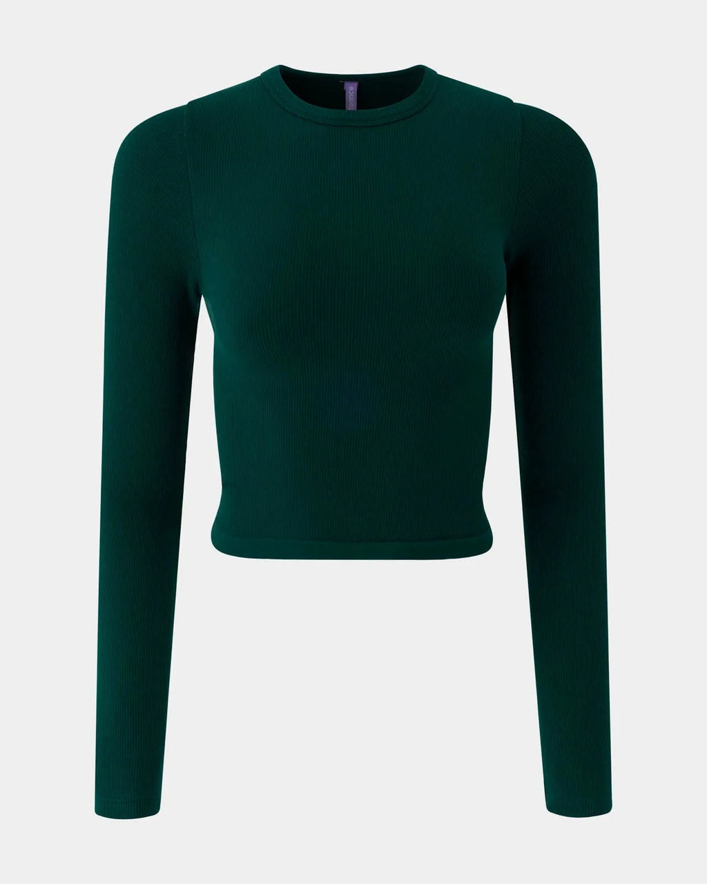 Ribbed Long Sleeve Crop Top for Women image 52