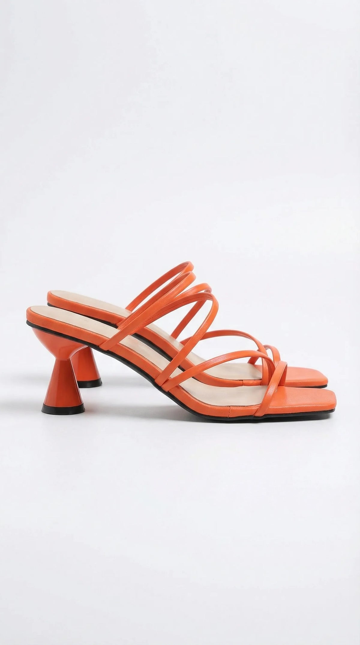 Strappy Kitten Heel Sandals for Women in Summer image 10