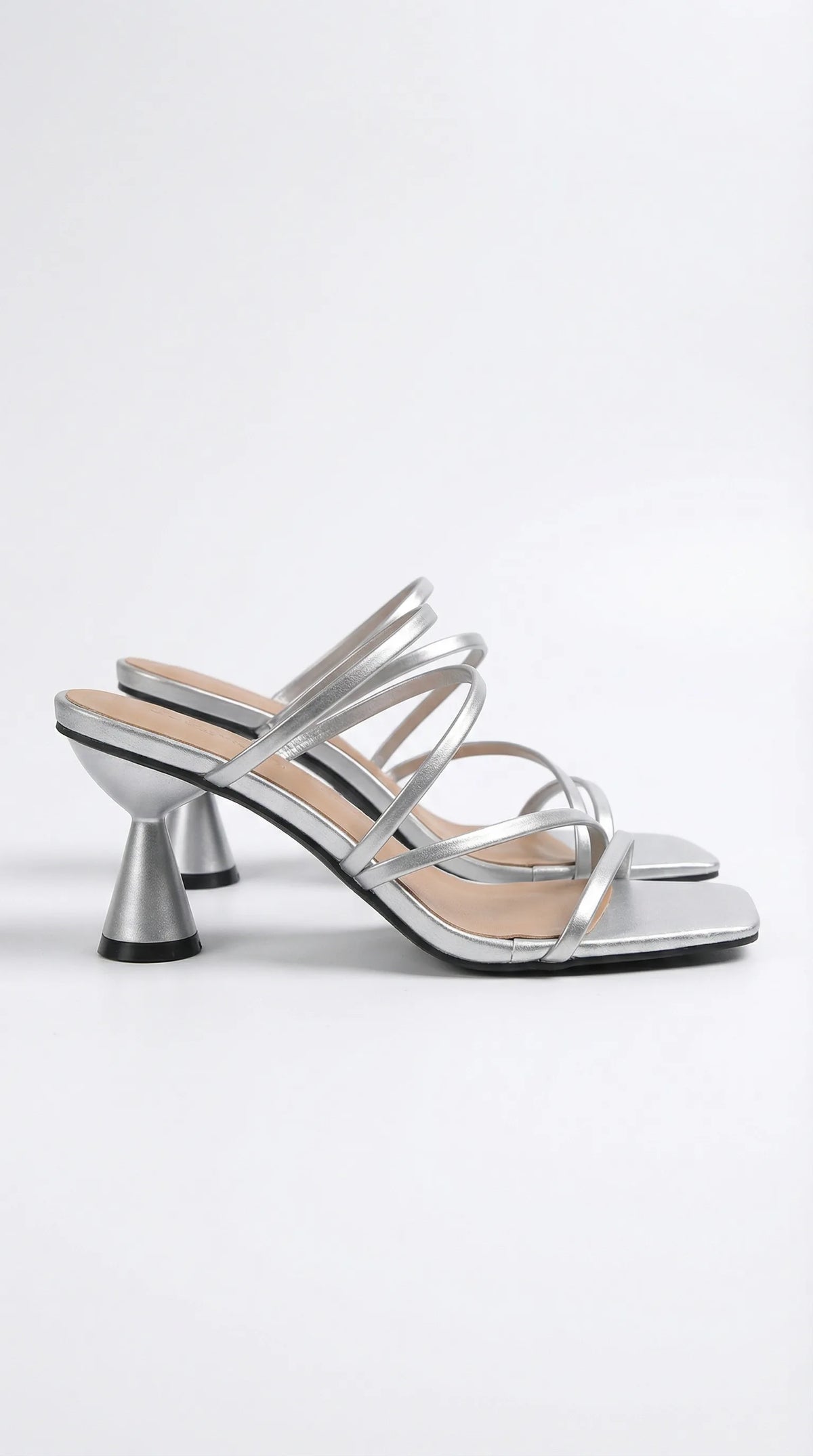 Strappy Kitten Heel Sandals for Women in Summer image 13