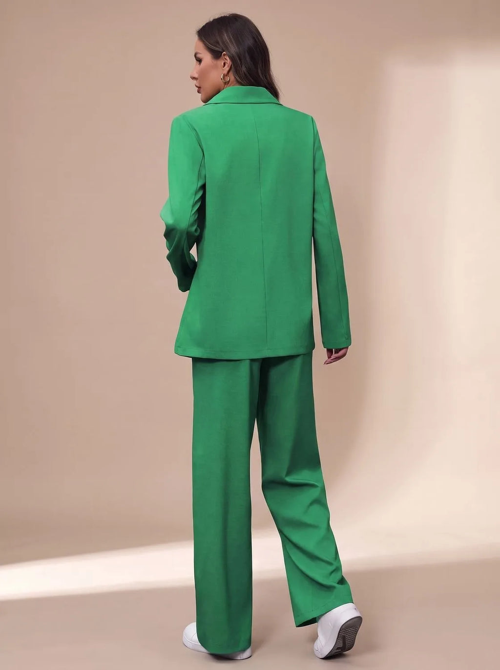 Tailored Double-Breasted Trouser Suit for Women image 11
