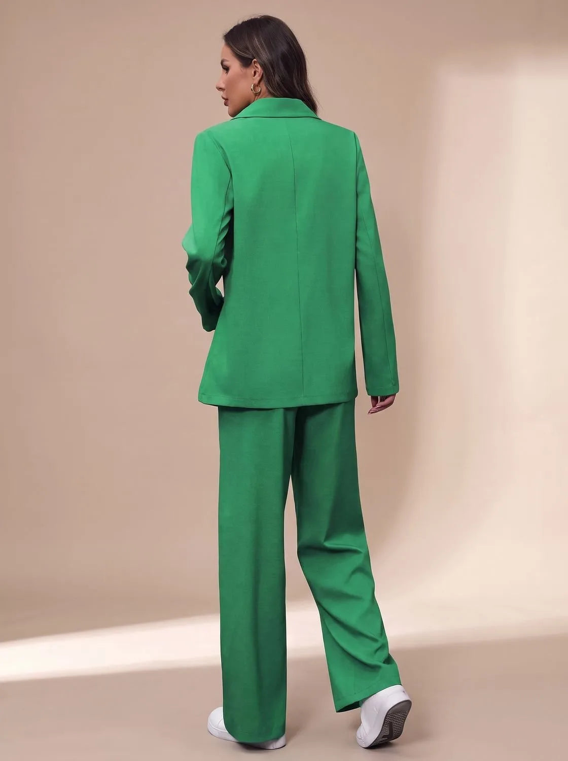 Tailored Double-Breasted Trouser Suit for Women image 11