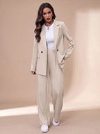 Tailored Double-Breasted Trouser Suit for Women image 14
