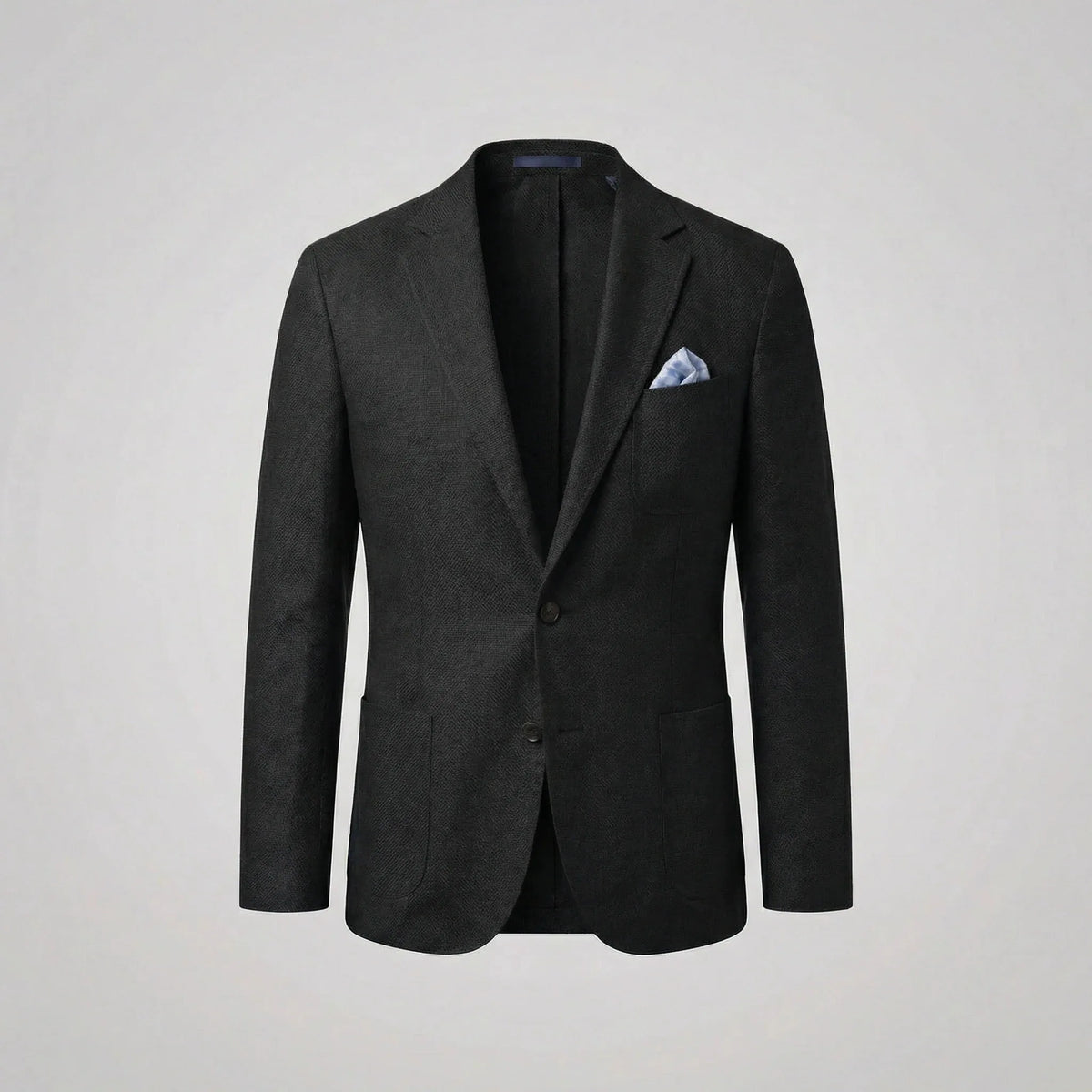 Men's Textured Unstructured Blazer Jacket image 10