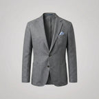 Men's Textured Unstructured Blazer Jacket image 11
