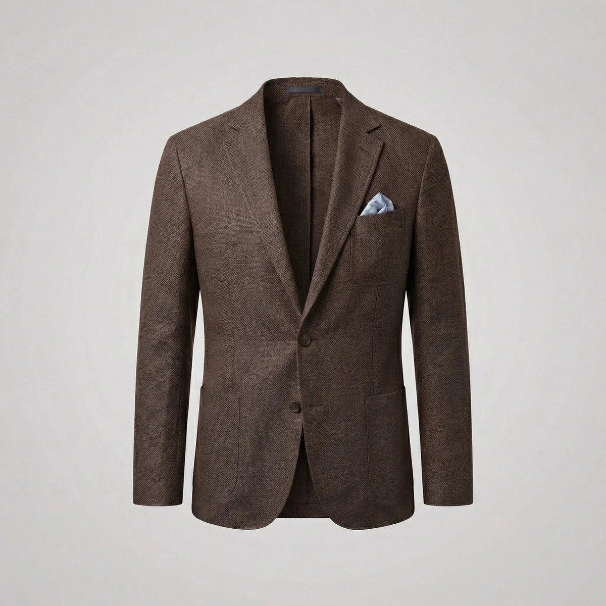 Men's Textured Unstructured Blazer Jacket image 12