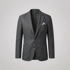 Men's Textured Unstructured Blazer Jacket image 13