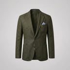 Men's Textured Unstructured Blazer Jacket image 9