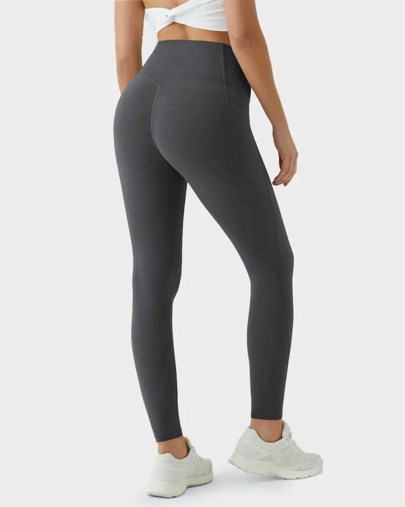 Tummy Control Butt-Lifting Leggings with Pockets for Women image 22