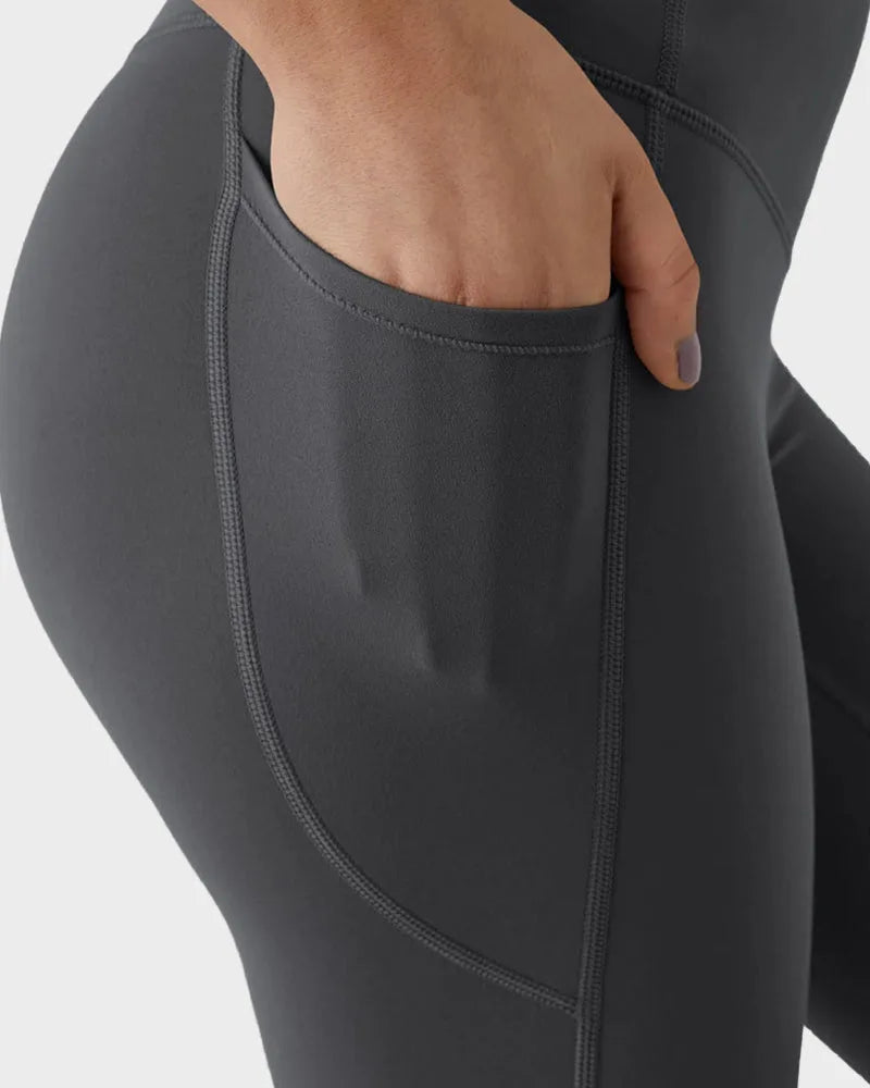 Tummy Control Butt-Lifting Leggings with Pockets for Women image 23