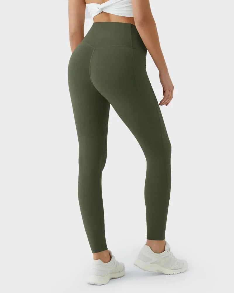 Tummy Control Butt-Lifting Leggings with Pockets for Women image 29