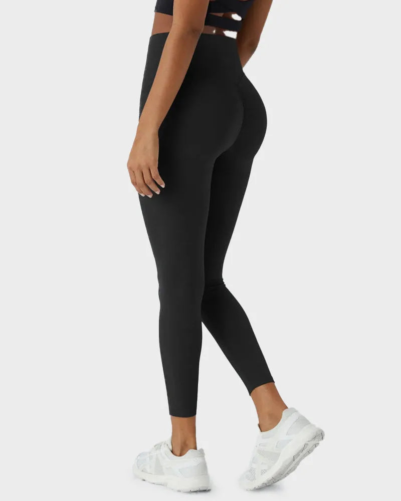 Tummy Control Butt-Lifting Leggings with Pockets for Women image 9