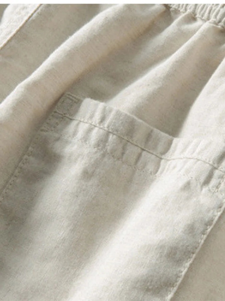 Men's Two-Piece Short-Sleeve Shirt and Trousers Set image 14