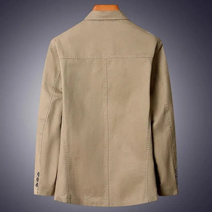 Unstructured Cotton Blazer for Men image 10